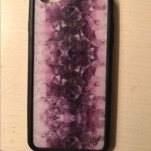 Amethyst white flower case iPhone 6-7 plus